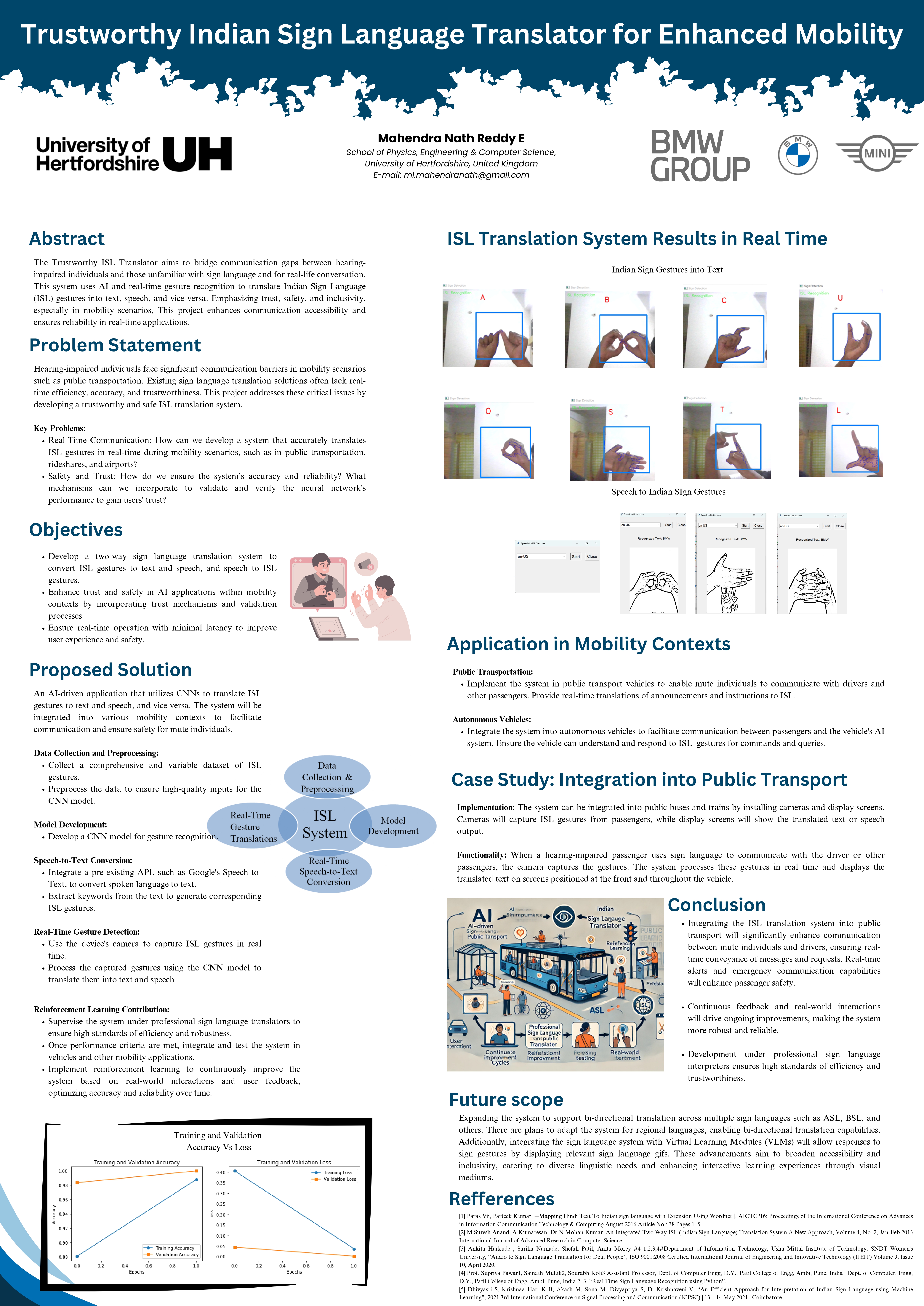 Poster on gesture-based control for autonomous vehicles